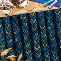 Ткань премиум мембрана экзотические колосья