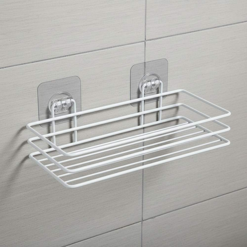 Полка подвесная 25*11,5*4,5см "White" на самоклеящейся основе