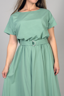 Платье женское 3989зп, шалфей #86Ш053989зп