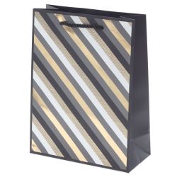 GAEM Пакет подарочный (бумага 210г/м2, блок микс 12шт), L18 W8 H23,5 см, 4в.