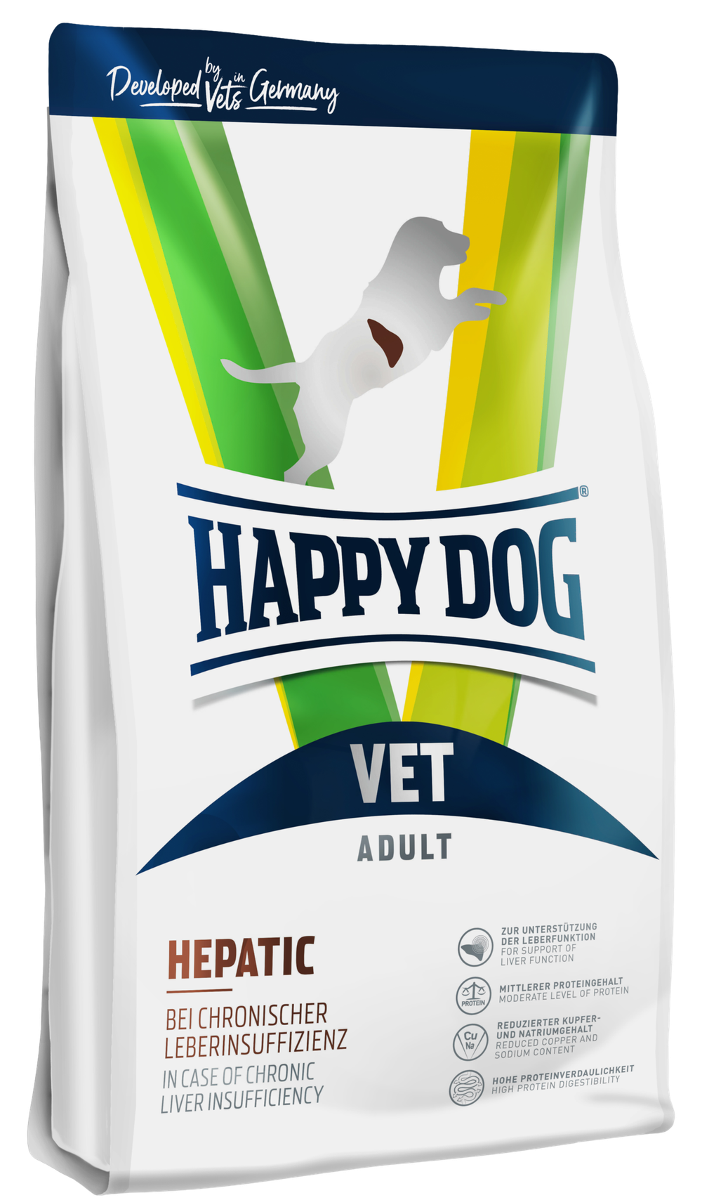 Сухой корм Happy Dog Vet Diet Hepatic для взрослых собак при заболеваниях печени 1 кг