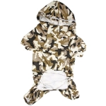 Дождевик для крупных пород собак «KOMFORT», принт хаки, р 5XL