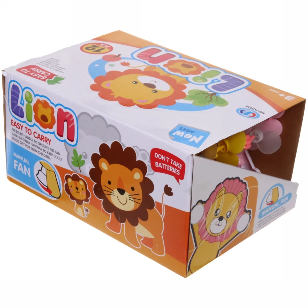 Вентилятор «Львёнок» 19 см, микс