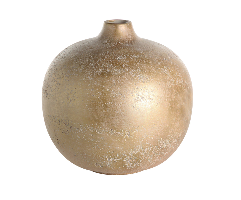 Элитная ваза декоративная керамическая напольная шарообразная "Farol". Португалия