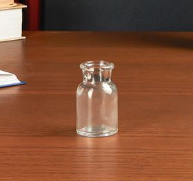 Бутылка для аромамасел, декора стекло Лёгкость прозрачная 30 мл 6,5х3,5 см