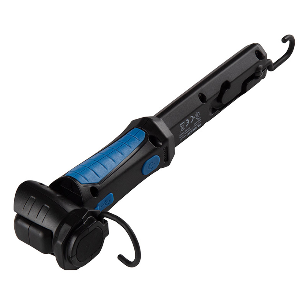 KING TONY (9TA271) Фонарь светодиодный, шарнирный, магнит, Li-Ion, 600 люмен