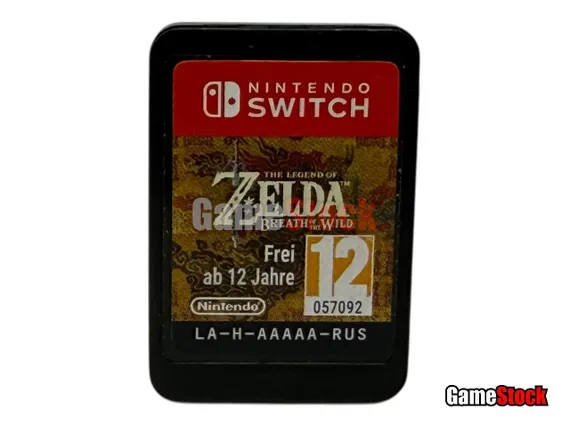 The Legend of Zelda: Breath of the Wild (Nintendo Switch, Полностью на русском языке, Б/У, без обложки)
