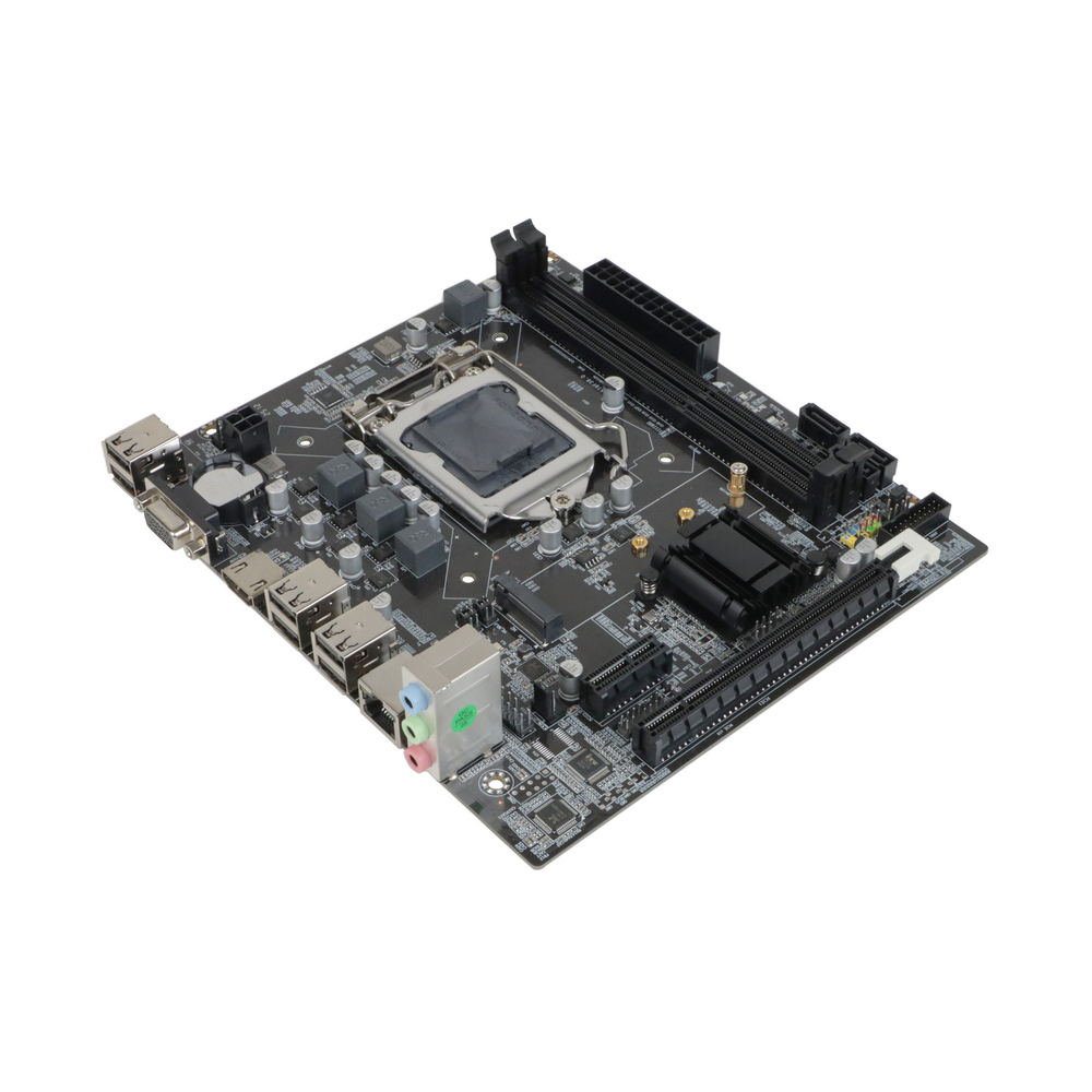 Материнская плата с процессором BaseTech H61M-K, Socket1155, i7-2600K, mATX, Retail, Socket1155, Intel HD Graphics 2500, 2xDDR3, PCIe3.0, 1xM.2, GLAN, 8xUSB2, 2xUSB3, VGA, HDMI (BT-H61M-K-2600K)