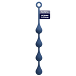 Синяя анальная цепочка - 42,6 см. (Цвет: синий)