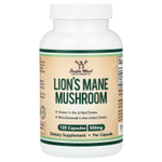 Double Wood Supplements, Lion's Mane Mushroom, 500 mg, 120 Capsules