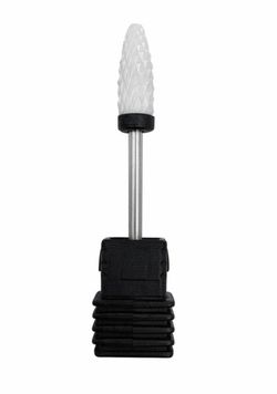 Nail Art Фреза керамическая Кукуруза для снятия гель лака, черная