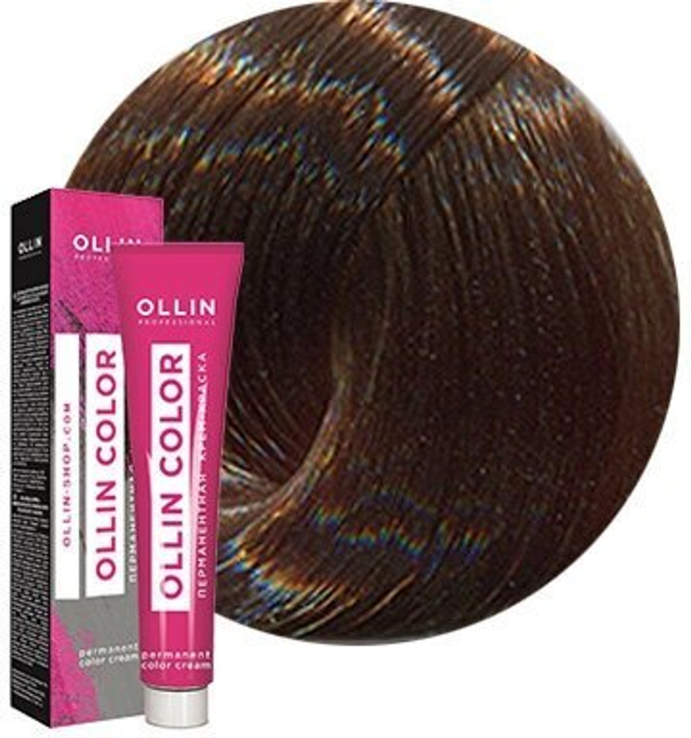 OLLIN COLOR 7/00 русый глубокий 60мл Перманентная крем-краска для волос