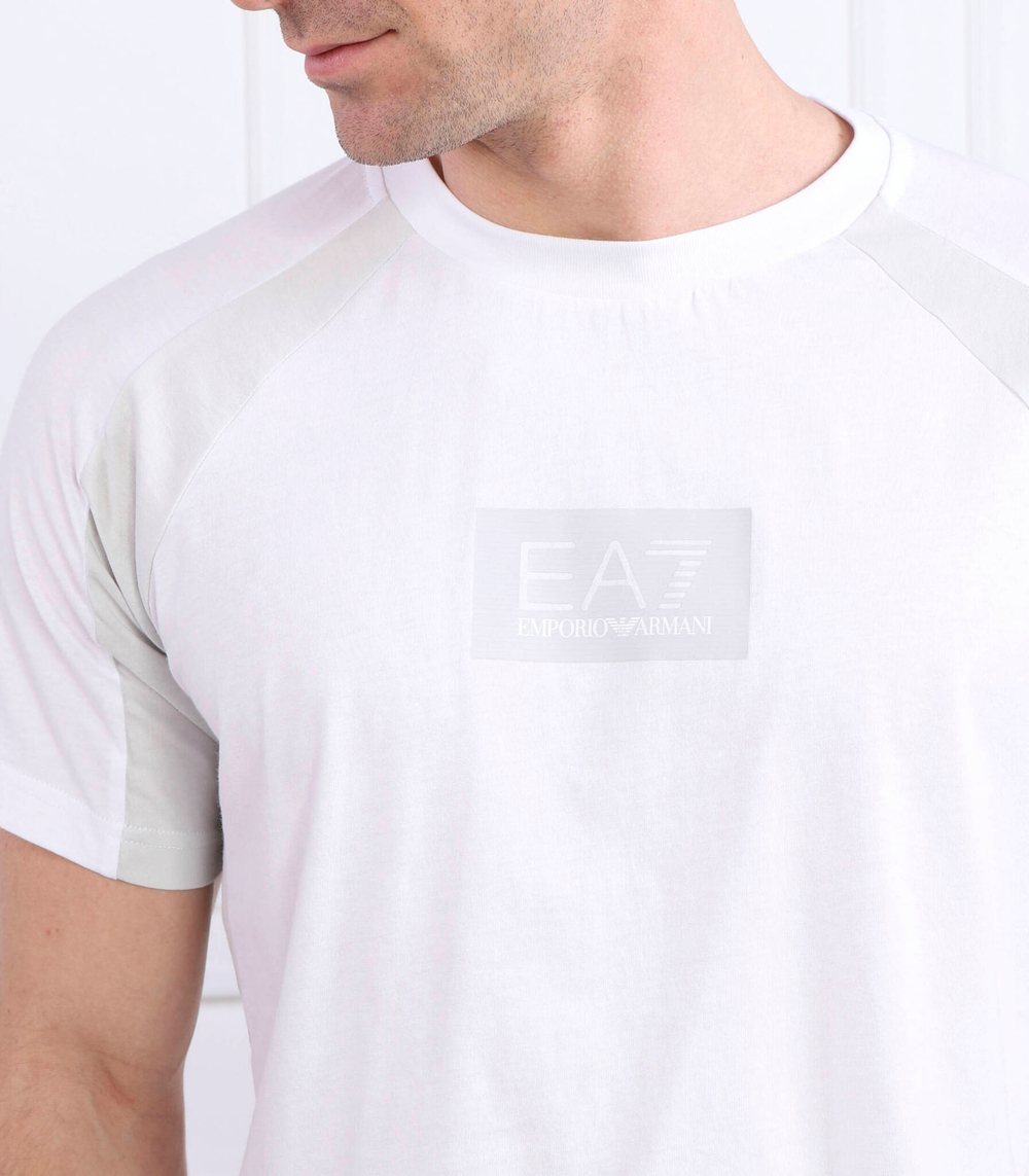 футболка EA7 - белый(3RPT27 PJ02Z)