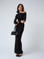 Платье с драпировкой на одно плечо