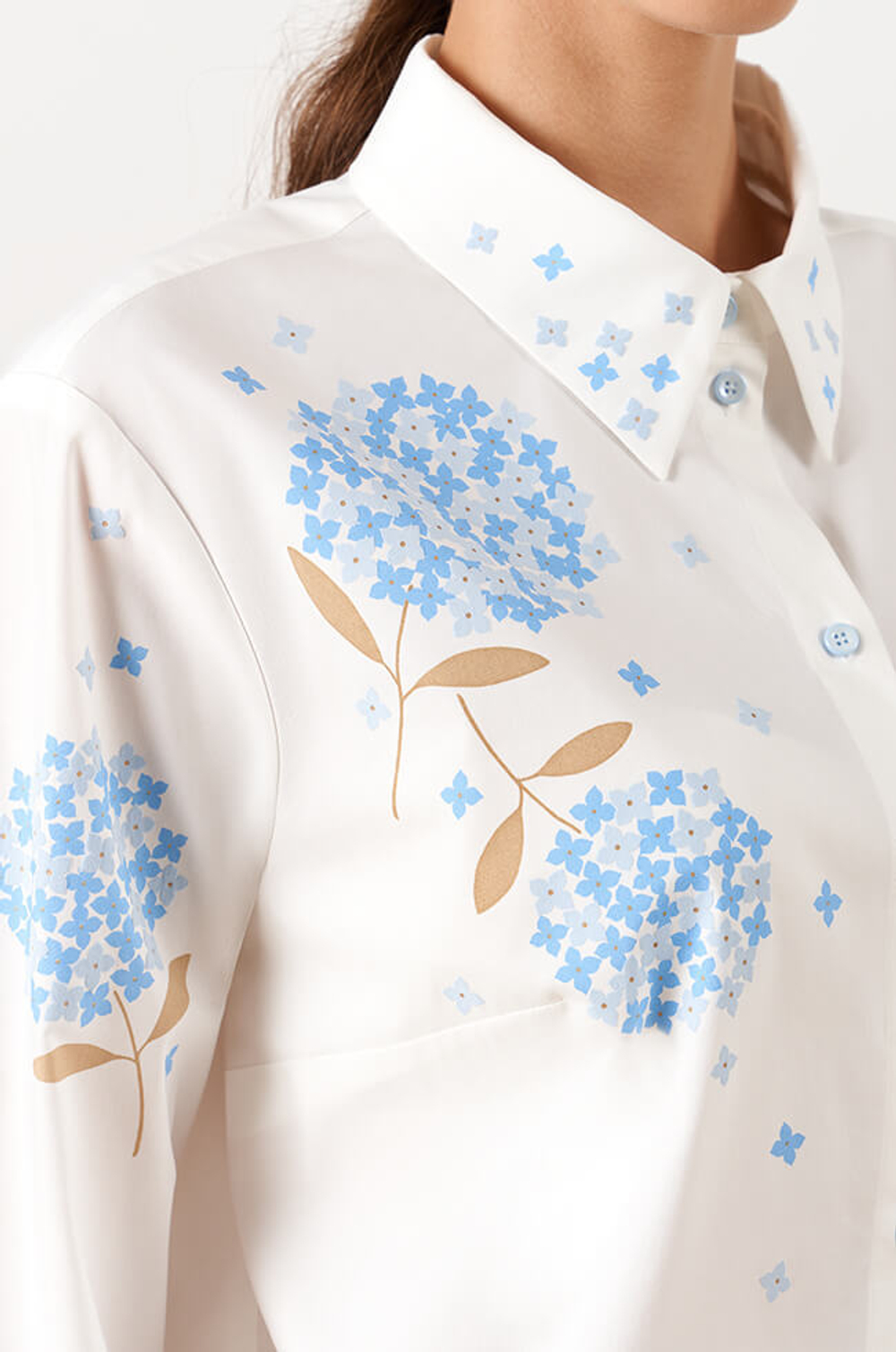 23029 Блузка женская (молочный)