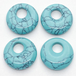 Бирюза (имитация), размер 18 мм, цена за 1 шт