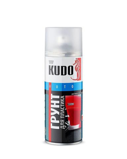 Грунт-спрей для пластмассы прозрачный KUDO-6000