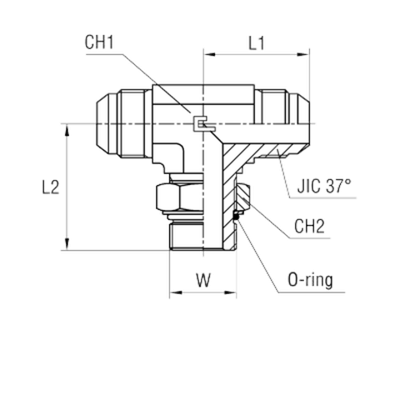 Штуцер FRTA JIC 3/4 - UNF 3/4