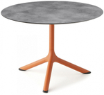 Столик ламинированный кофейный Scab Design Tripe, терракотовый, цементный