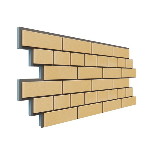 Панель фасадная Доломит Кирпич жёлтый 925х438х20 мм