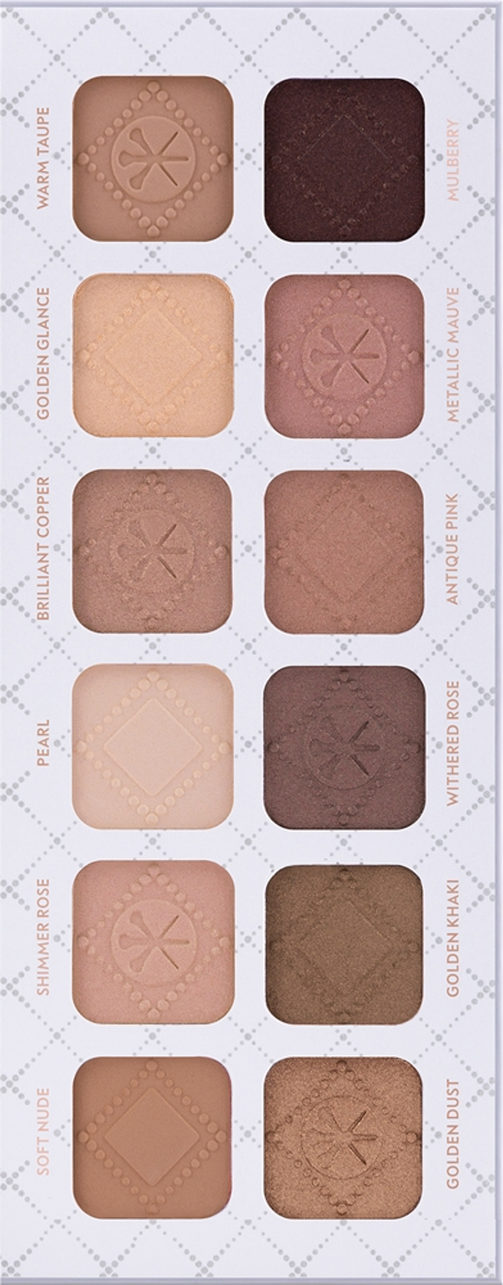Luvia Cosmetics Endless Nude Shades - Палетка теней для век, 12 g
