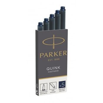 Картриджи для перьевой ручки Parker Quink Ink Z11 черно-синие (1950385)