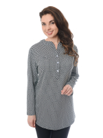 Туника Т-032/чернобелая-геометрия