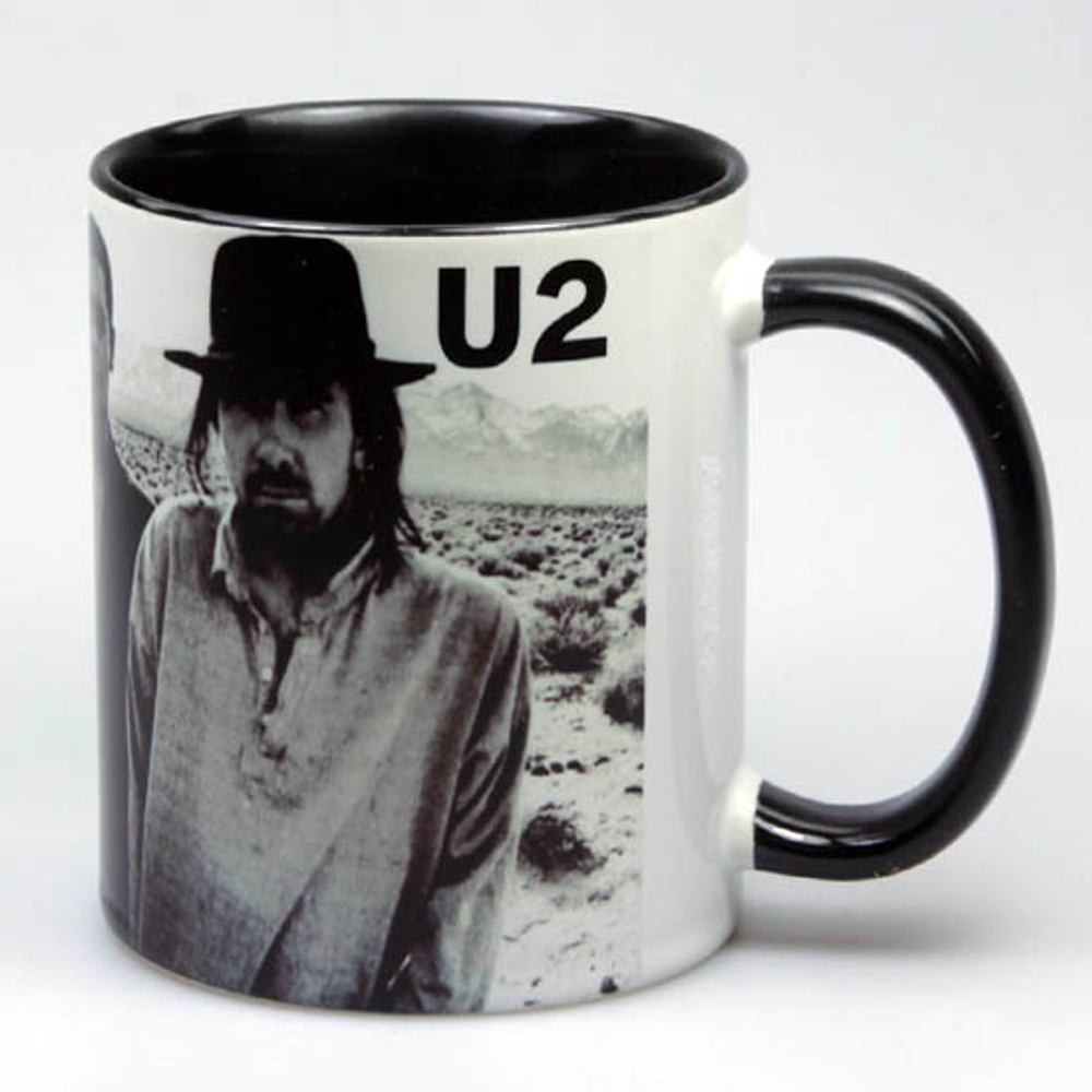 Кружка U2 ( фото группы ч/б )