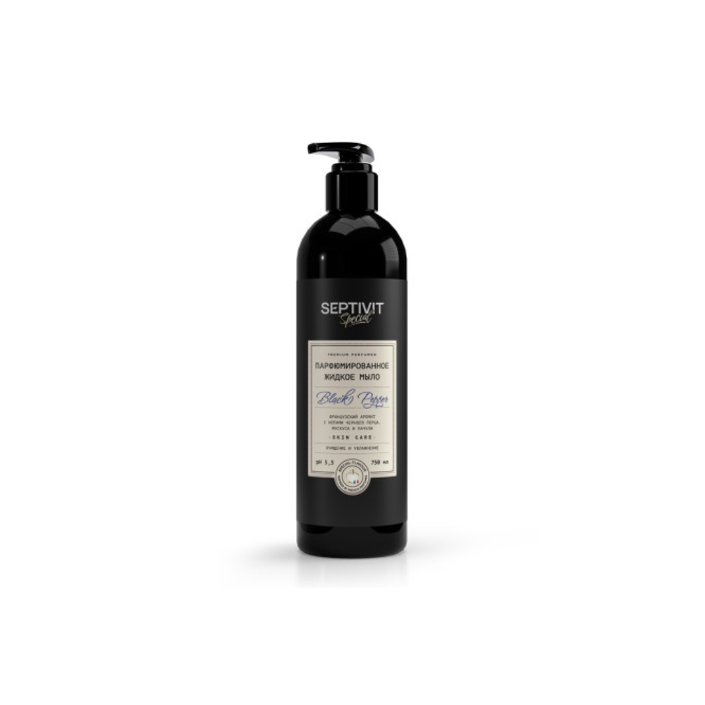 Жидкое парфюмированное мыло Septivit Black Pepper 750 мл