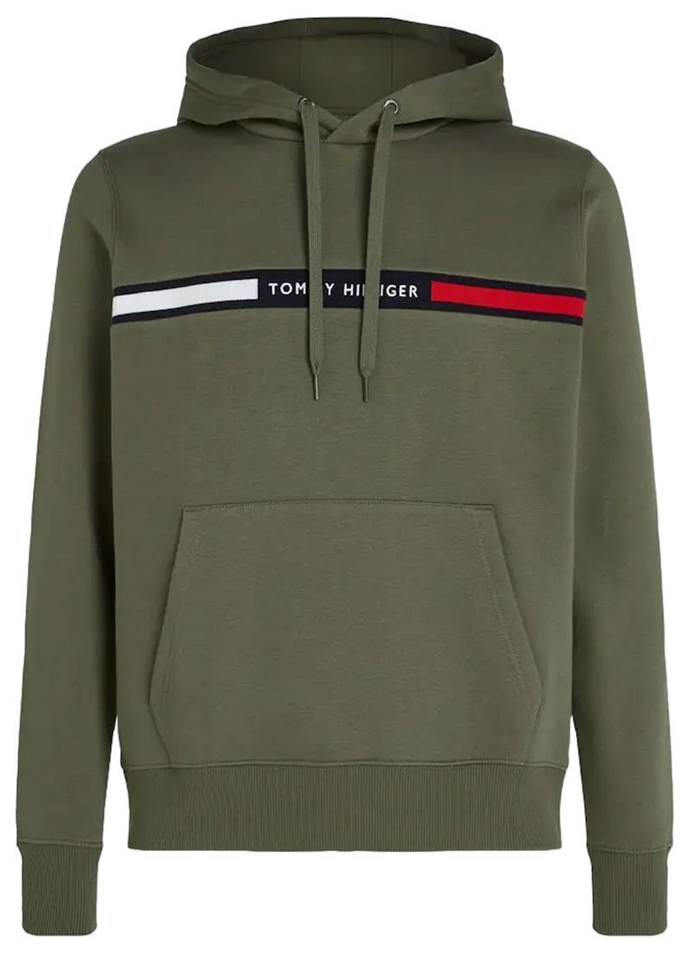 Мужская теннисная кофта Tommy Hilfiger Chest Insert - зеленый