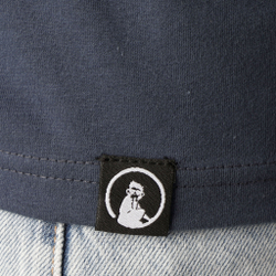 Мужское теннисное поло Quiet Please NYC T-Shirt Men - Dark Blue, Yellow