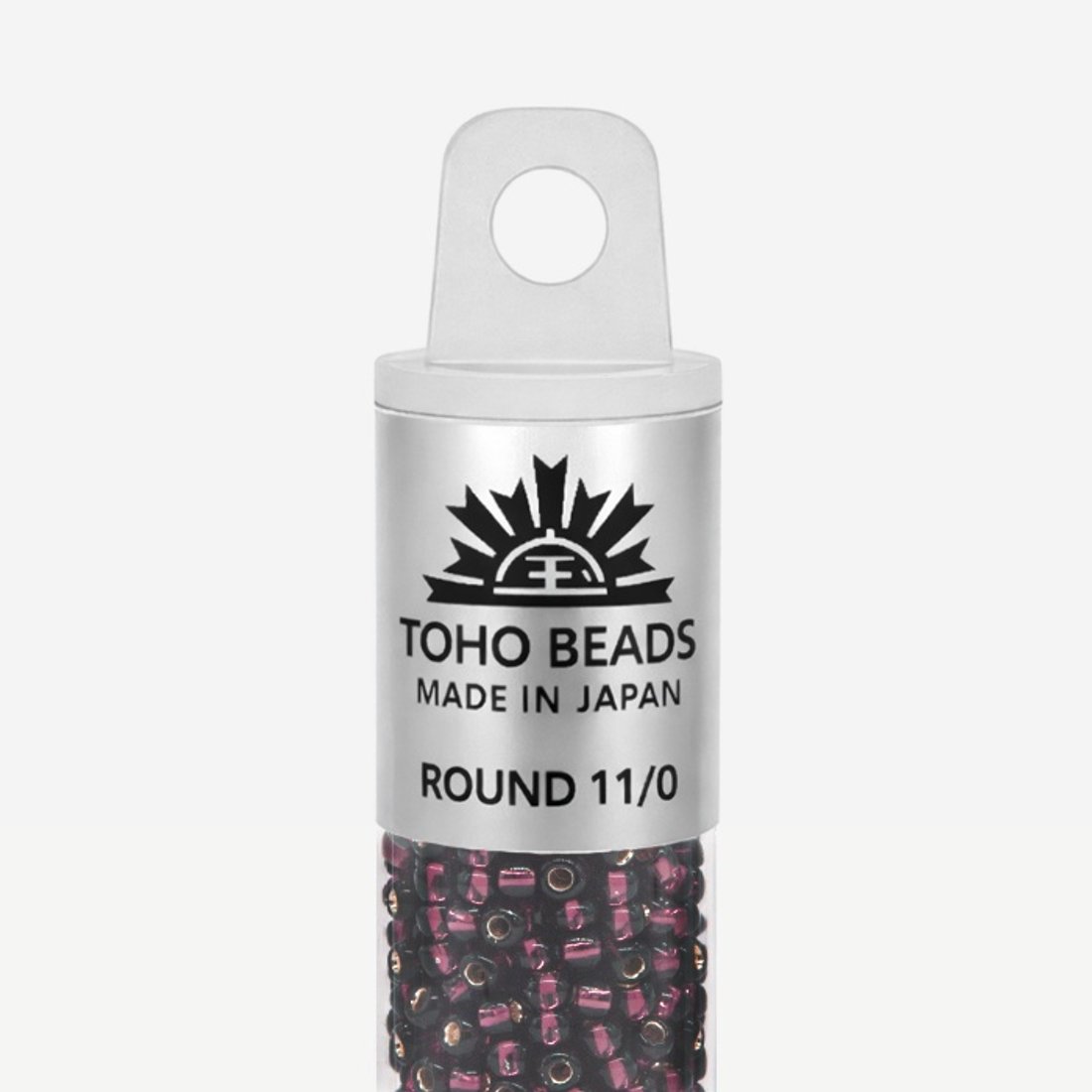 Японский бисер TOHO Round 11/0 (№26C), с внутренним серебрением, прозрачный