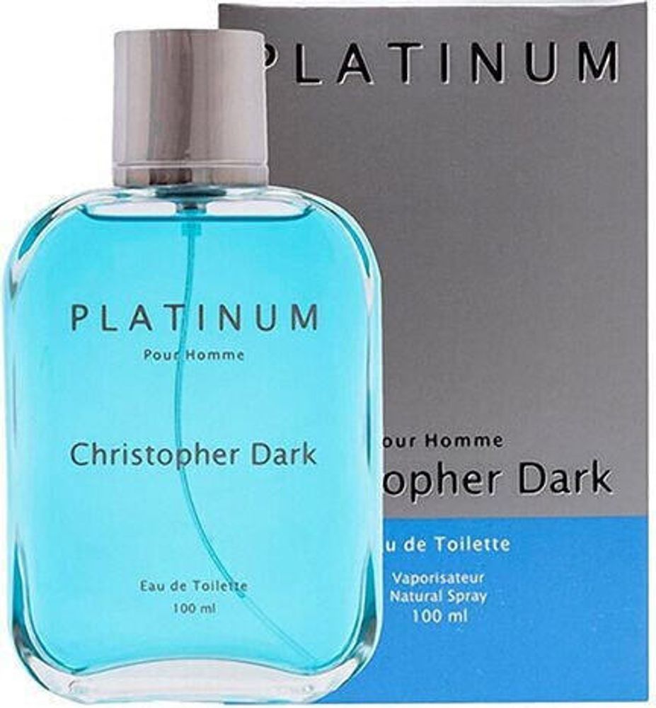 Мужская парфюмерия Christopher Dark Platinum EDT 100 ml