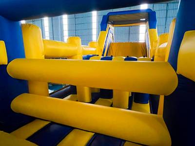 Надувная полоса препятствий “Веселые старты” 20*3,5*4,5 м