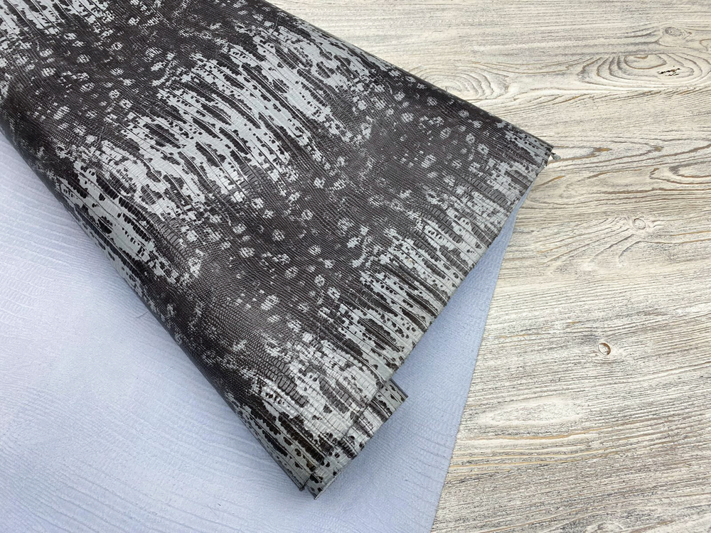 Teseus Mramor Blue (1,1-1,3 мм), цв. Серо-голубой, натуральная кожа