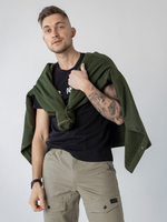 Рубашка трикотажная хаки Город Горький