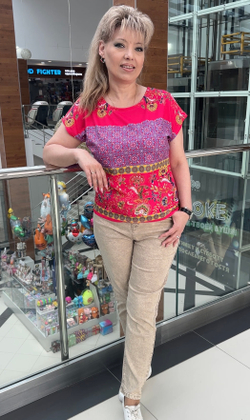 Яркий летний блузон