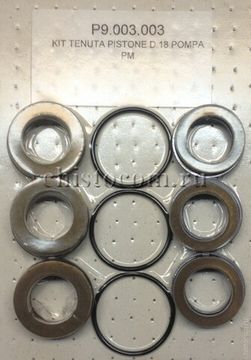 Комплект уплотнений LJ 18mm (3поршня)9003003