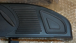 Пороги алюминиевые Porsche Cayenne (2002-2007) Standart черные