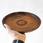 Тарелка-блюдо из древесины сибирского кедра, 29 см. T20