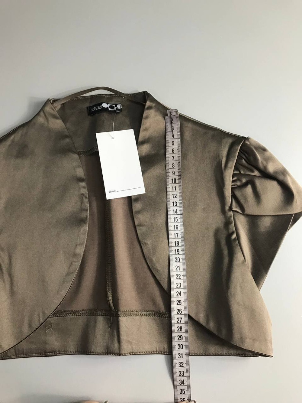 Болеро Mezzo струящееся, маркировка S, визуально на 44 размер