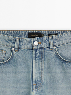 Massimo Dutti Джинсы из 100% хлопка, индиго