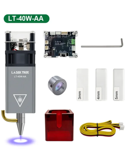 Модуль для лазерной резки / Лазерный модуль LASER TREE 40 Вт 450 нм TTL