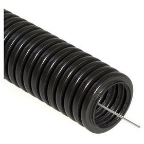 PR01.0055 - Труба гофрированная ПВХ легкая 350 Н черная с/з d20 мм Промрукав