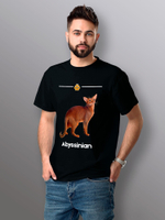 Футболка абиссинская кошка