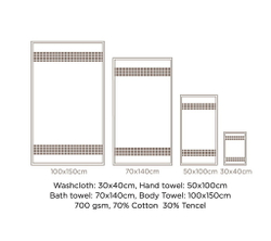 Полотенце 50x100 Hamam Mineral коричневое