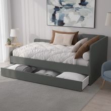 Кровать подростковая тахта 180х90 см с ящиком (стил Беверли)