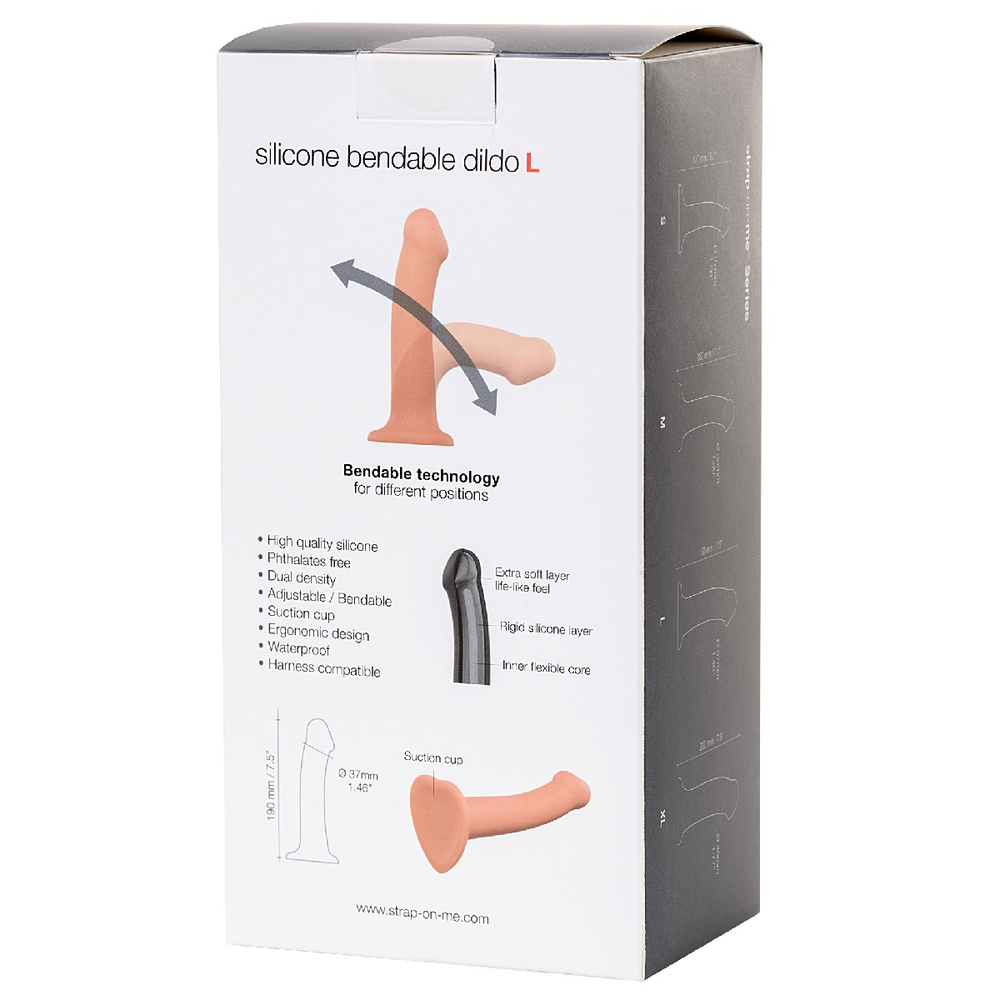 Страпон на присоске Strap-on-me L силикон телесный 19 см