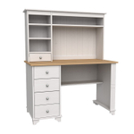 Стол письменный с ящиками «Бейли» белый воск/антик