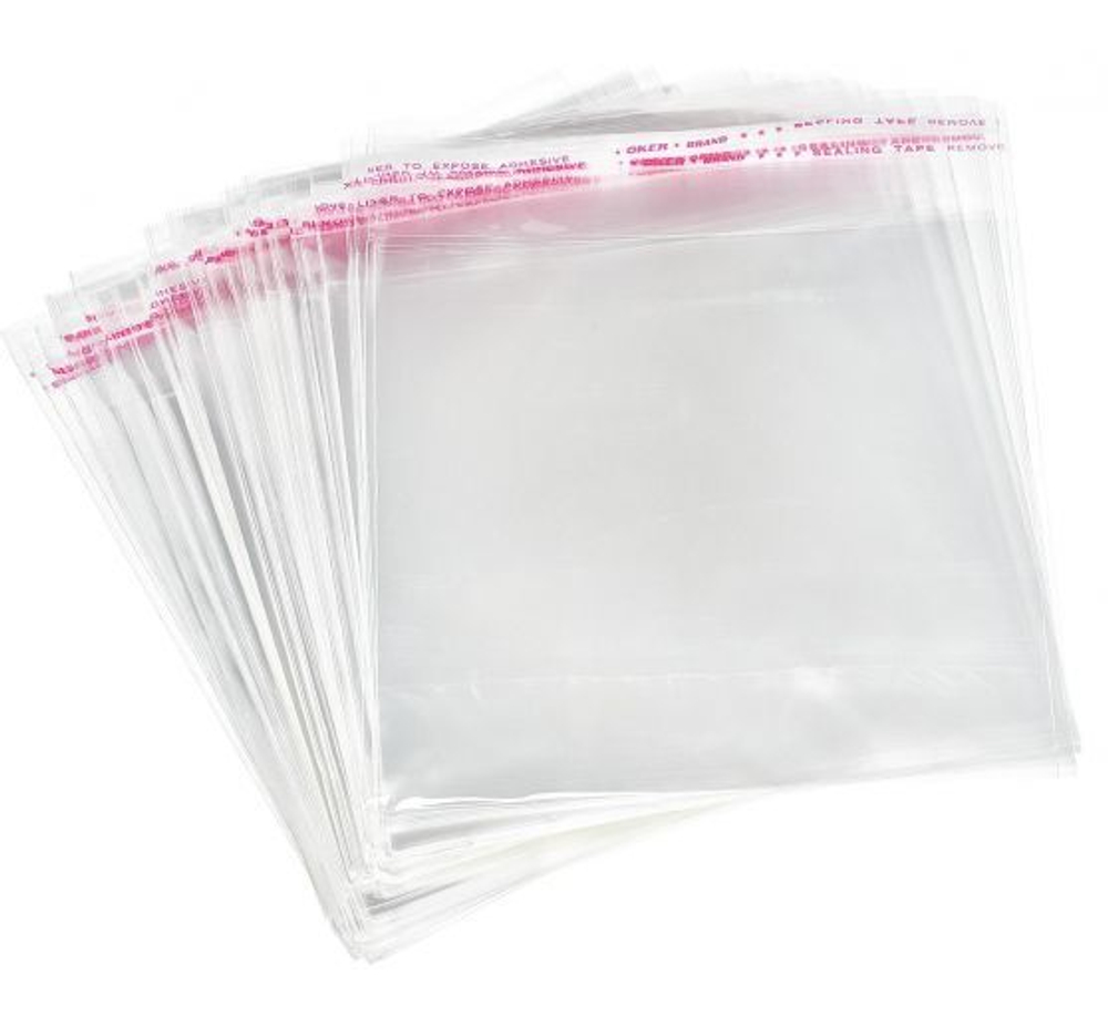 Пакеты БОПП с клеевым клапаном 23х31+3см 25мкм (100/1000шт)